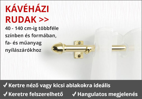 vitrázs és kávéházi rúd