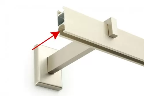 Elegante profil alu-szatén 240cm