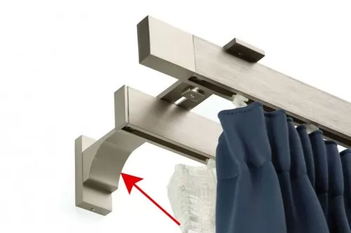 Elegante Optimo hosszú tartó 1-2-3 pályás alu-szatén 1db/csomag