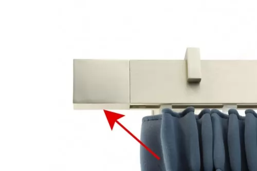 Elegante végzáró Rectangulo alu-szatén 2db/csomag