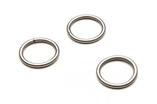 16mm karika matt króm 10 db/csomag