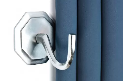 Kikötőkampó oktogon 50mm matt króm 2db/csomag