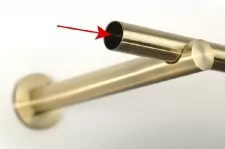 16mm rúd antik arany 120cm