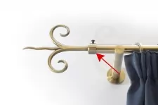 16mm végzáró Poszeidon antik arany 2db/csomag