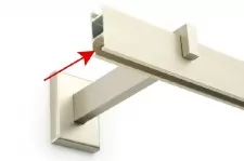 Elegante profil alu-szatén 160cm