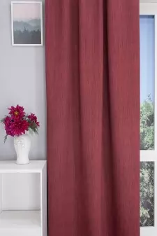 Bastia - Bordó, cirkás dimout sötétítő függöny egyedi méretre varrva