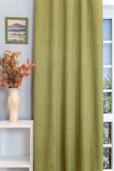 Bastia – Zöld dimout sötétítő függöny egyedi méretre varrva