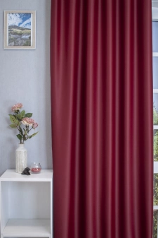PETER 18 - Bordó színű dimout sötétítő függöny egyedi méretre varrva
