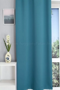 Pittsburgh - acélkék színű dimout sötétítő függöny egyedi méretre varrva