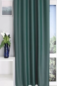 Türkiz színű üni dimout sötétítő függöny egyedi méretre varrva