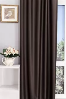 Luxury - Föld barna dimout sötétítő függöny, ólomzsinóros egyedi méretre varrva