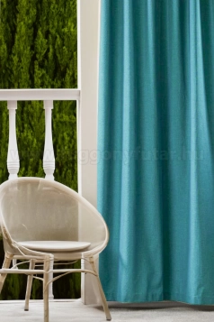 Marinero - kültéri türkiz színű dekorfüggöny egyedi méretre varrva