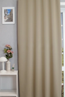 Sven - Drapp színű dimout sötétítő függöny egyedi méretre varrva