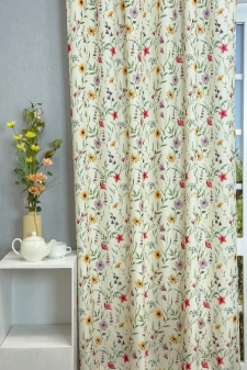 Spring - Virágmintás impregnált dekorfüggöny és asztalterítő anyag egyedi méretre varrva