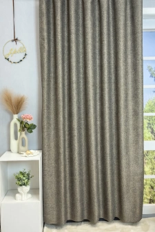 Austin - Barnás zöld színű, szórt nyomott mintás dim out sötétítő függöny egyedi méretre varrva