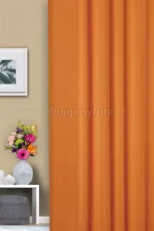 Narancs színű üni dimout sötétítő függöny egyedi méretre varrva