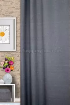 Rusztik - Antracit színű dimout sötétítő függöny egyedi méretre varrva