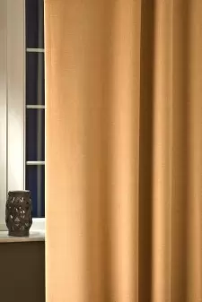 Rusztik - Méz színű dimout sötétítő függöny egyedi méretre varrva