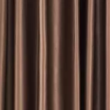 Mogyoró barna, hátoldalán bézs színű blackout sötétítő függöny 300 cm egyedi méretre varrva