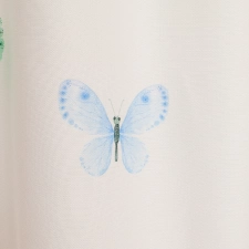 Lourdes - Pillangós dekor függöny egyedi méretre varrva