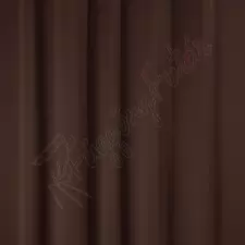 Sötétbarna színű, fonalában lángálló üni dimout sötétítő függöny egyedi méretre varrva