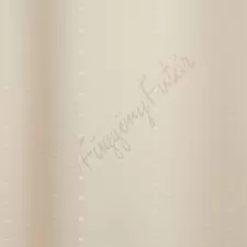 Carmen - Krém színű pöttyös sötétítő függöny, teflonos egyedi méretre varrva