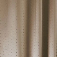 Carmen -Caffé latte pöttyös sötétítő függöny, teflonos egyedi méretre varrva