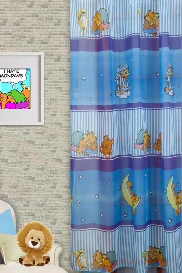 Garfield nyomott mintás gyerekszobai voile függöny 10076 Garfield 180