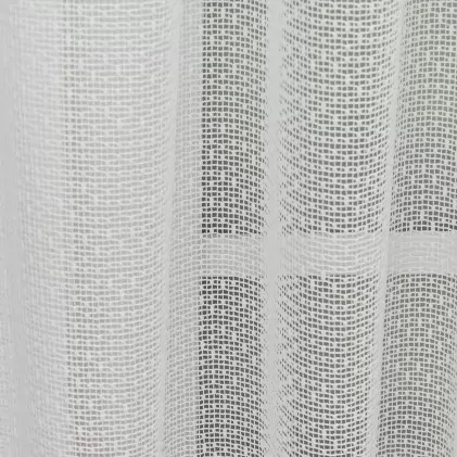 MACSKAÁLLÓ - Szórt apró rácsmintás, ekrü színű jacquard egyedi méretre varrva