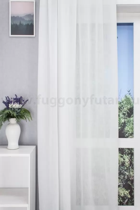 Fehér batiszt függöny  54/350/100 
