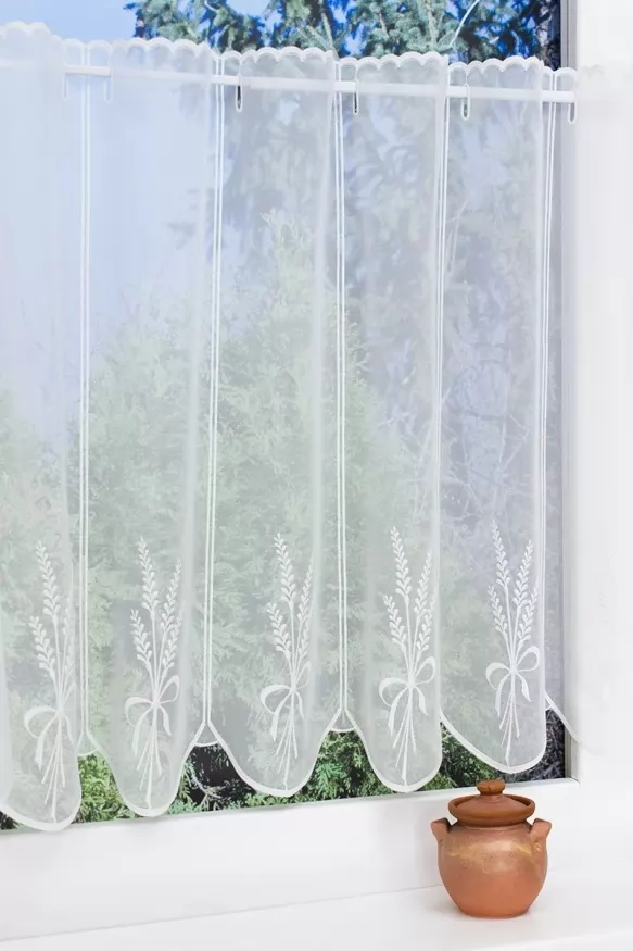 Fehér himzett levendulás  vitrázs/45/10 Toscana 58109210/45/10