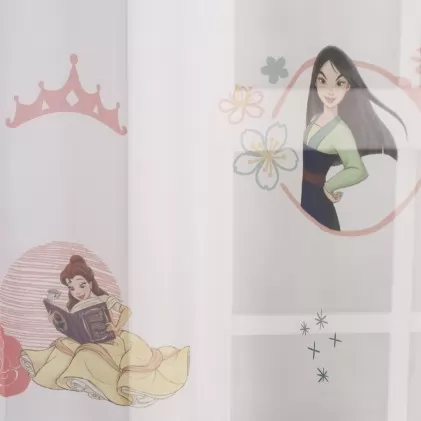 Disney hercegnős gyerekszobai voile függöny egyedi méretre varrva
