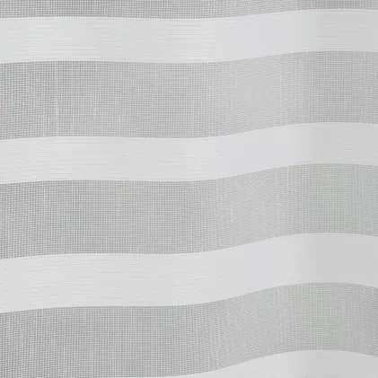 Fehér csíkos sablé függöny egyedi méretre varrva