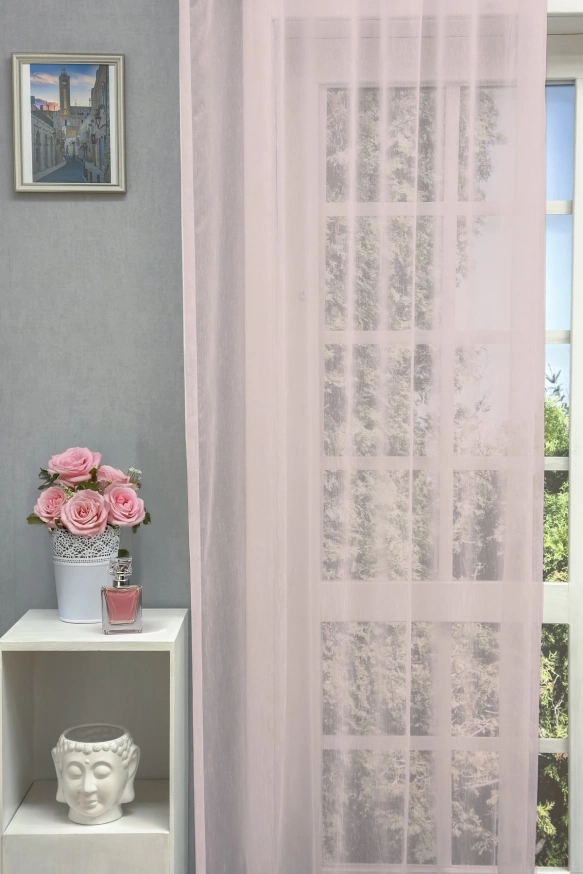 Dolores - Mályva színű, fényes szálbeszövéses jacquard függöny 1010050189