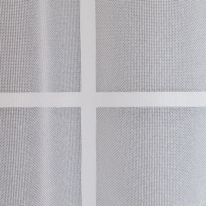 Magic – Fehér színű, szakítás álló, macskaálló fényáteresztő, rugalmas tüll függöny, ólomzsinóros egyedi méretre varrva