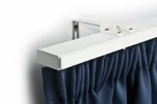 Oldalfali tartó műanyag függönysínhez, 2 db/cs