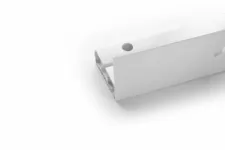 Műanyag függönysín, előlap, fehér, 5 cm