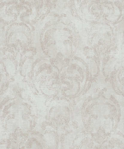 Bézs alapon neobarokk mintás vlies tapéta, Marburg Jackie 6830-20