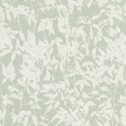 Zöld alapon levélmintás Vlies tapéta, Gentle 10435-07
