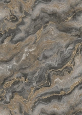 Barna-arany színű márványmintás Vlies-vinyl tapéta, Erismann Elle Decoration 4, 10447-37