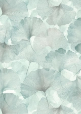 Türkiz színű levélmintás Vlies-vinyl tapéta, Erismann Elysium 10470-18