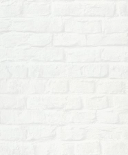 Tört fehér színű téglamintás Vlies tapéta, Loft Superior 1834165